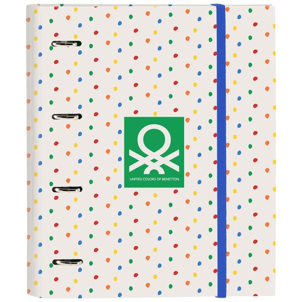 Benetton Dots Carpeta de anillas con goma + recambio