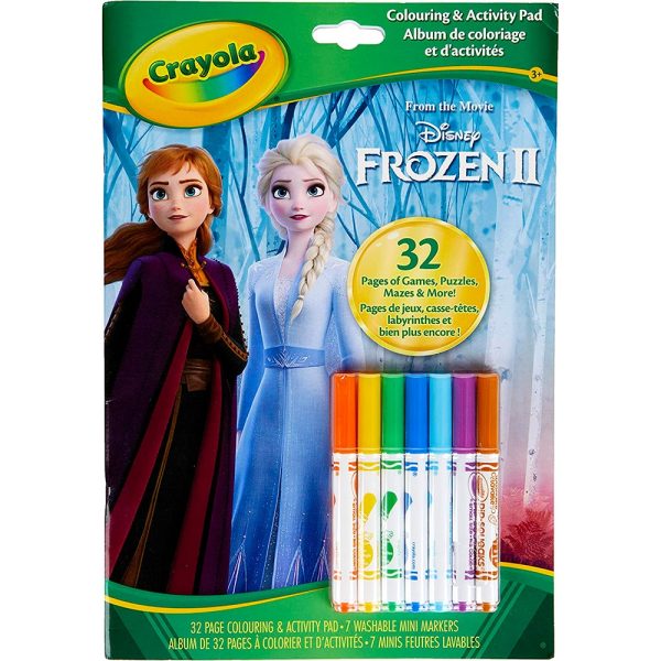 Crayola Libro Actividades Frozen con rotuladores