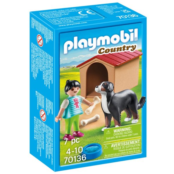Playmobil Country Niña con perro