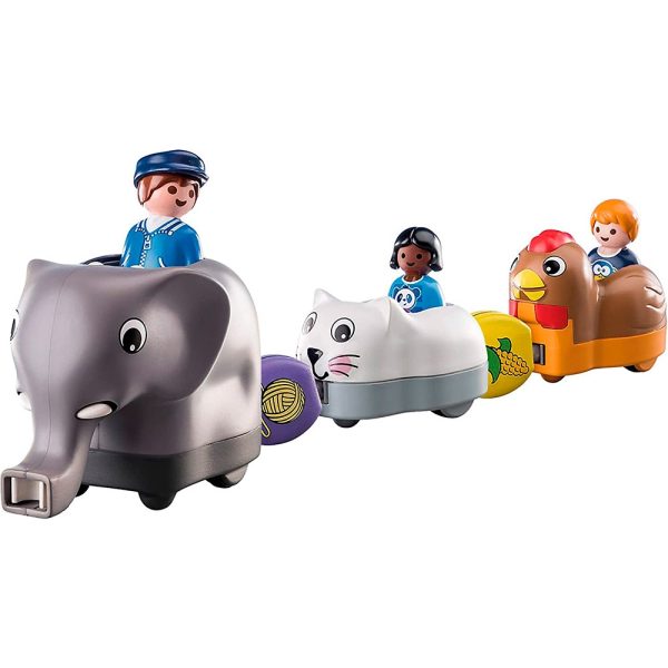 Playmobil 1.2.3 Mi Tren de Animales