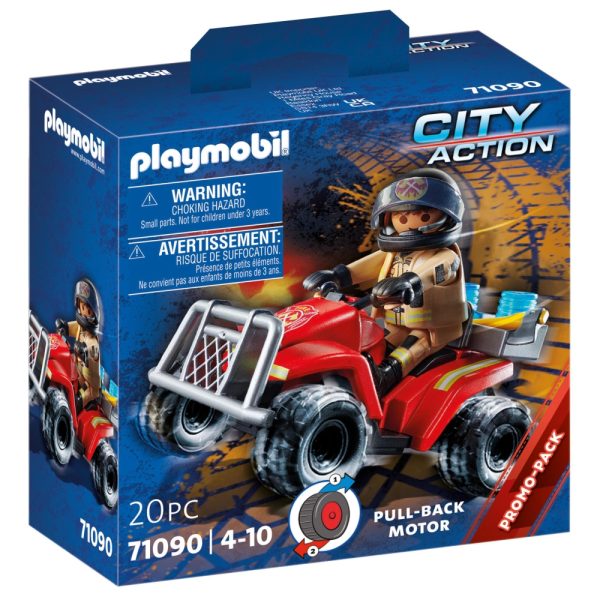 Playmobil City Action Bomberos Speed Quad