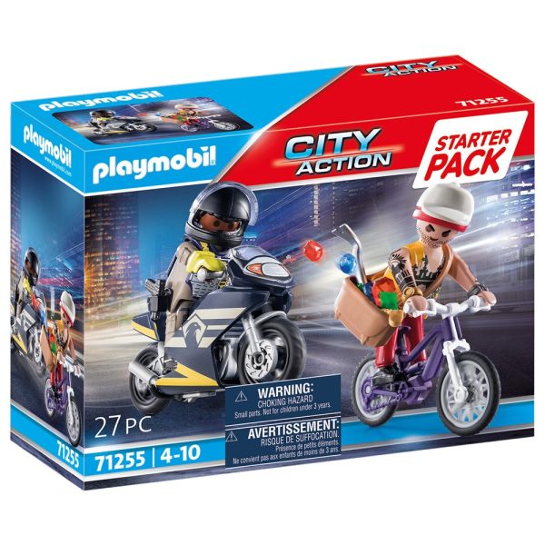 Playmobil City Action Starter Pack Fuerzas Especiales y Ladrón