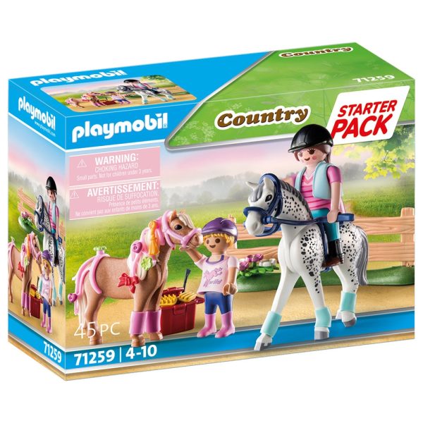 Playmobil Country Starter Pack Cuidado de Caballos