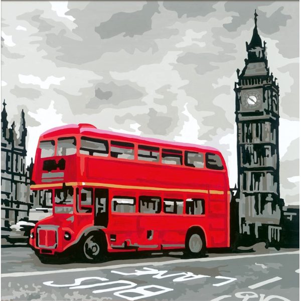 Set Creativo Pinta por números Londres