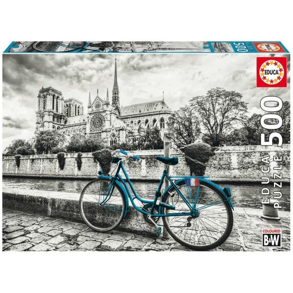 Puzzle Educa 500 piezas bici Notre Dame