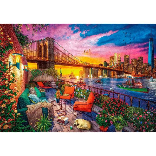 Puzzle 3000 piezas Collection Manhattan puesta de sol