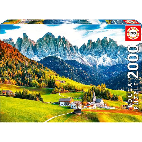 Puzzle Educa 2000 piezas Otoño en las Dolomitas
