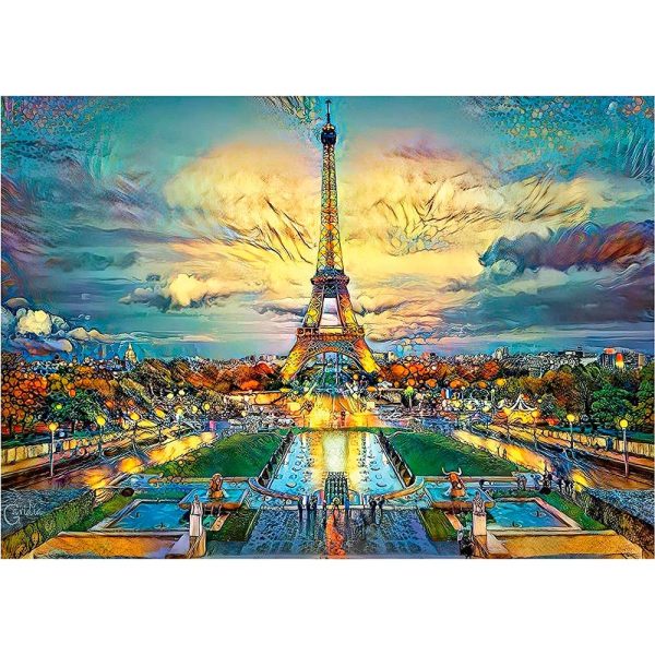Puzzle Educa 500 piezas Torre Eiffel. Paris