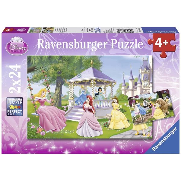 Princesas Disney Puzzle doble 2x24pz