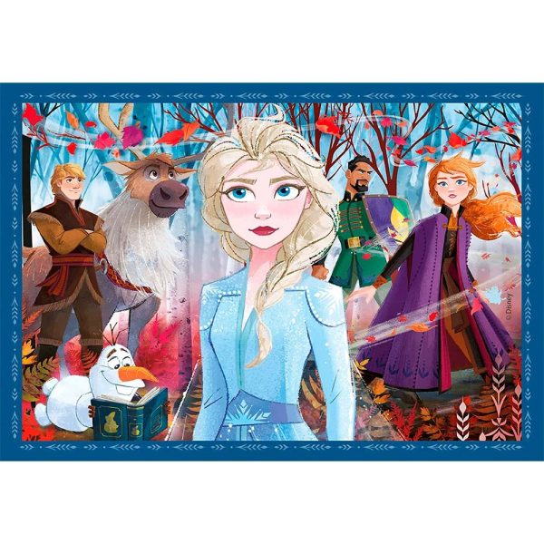 Frozen 4 puzzles en 1. 12-16-20-24 piezas