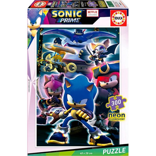 Sonic puzzle 300 piezas Neón