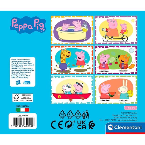 Peppa Pig Rompecabezas 6 cubos ECO