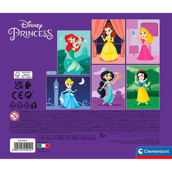Princesas Disney Rompecabezas 12 cubos ECO