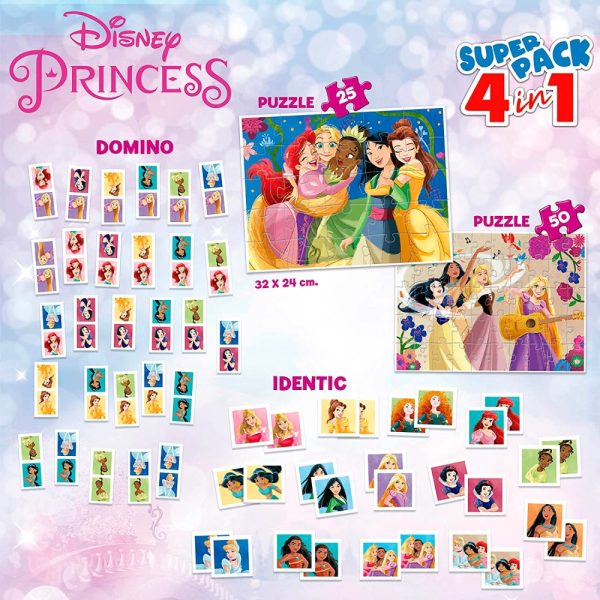 Princesas Disney Superpack 4 juegos en 1