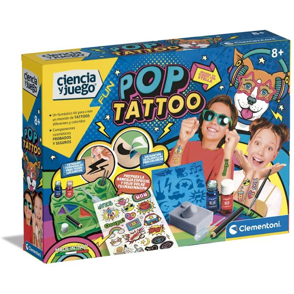 Ciencia Set Pop Tattoo + 8 años
