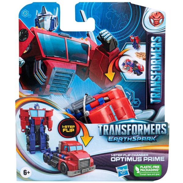 Transformers Earthspark Robot = Coche Blister 15x7 cm