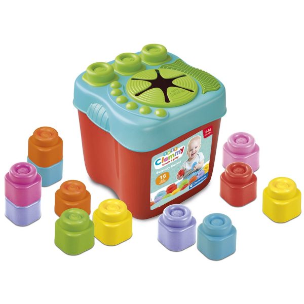 Cubo sensorial con bloques blanditos Clemmy 6-36 meses